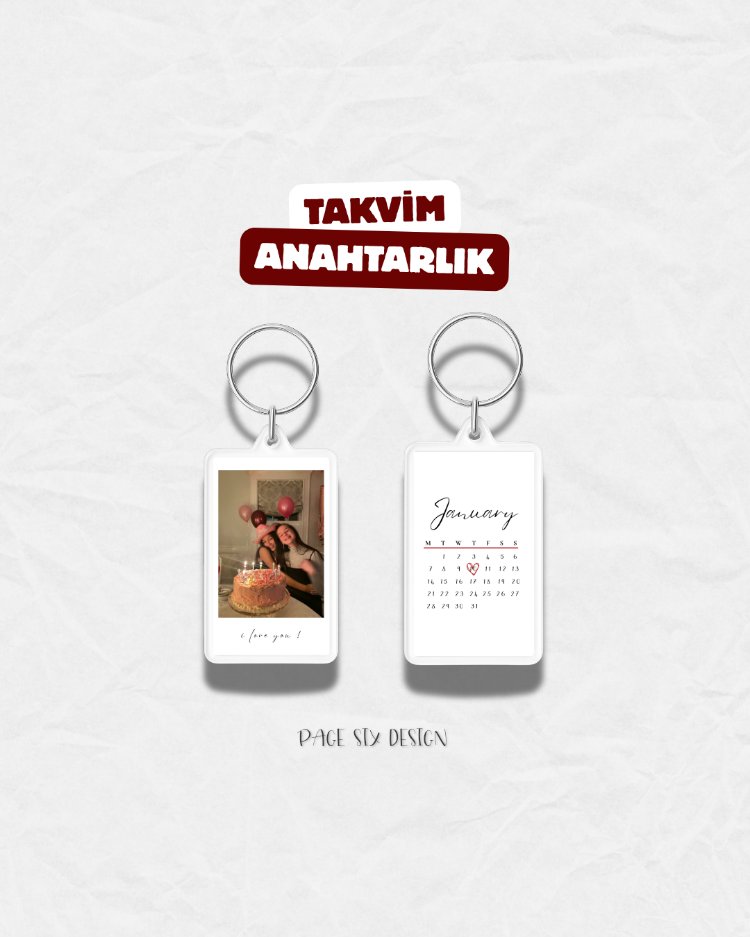 Takvim Anahtarlık