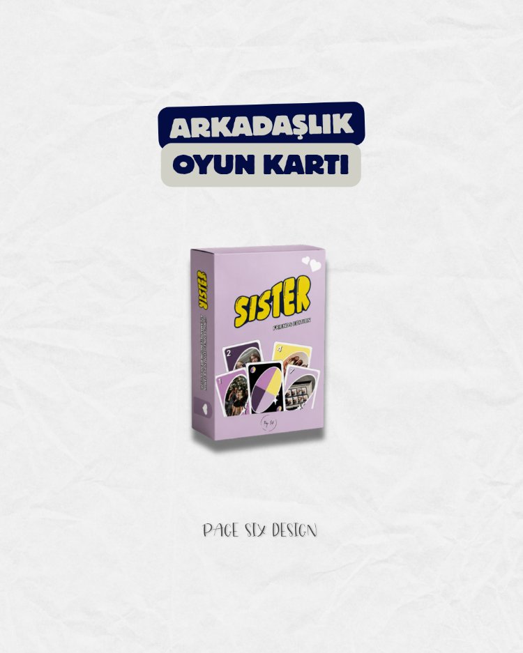 Kişiselleştirilebilir Arkadaşlık Oyun Kartı