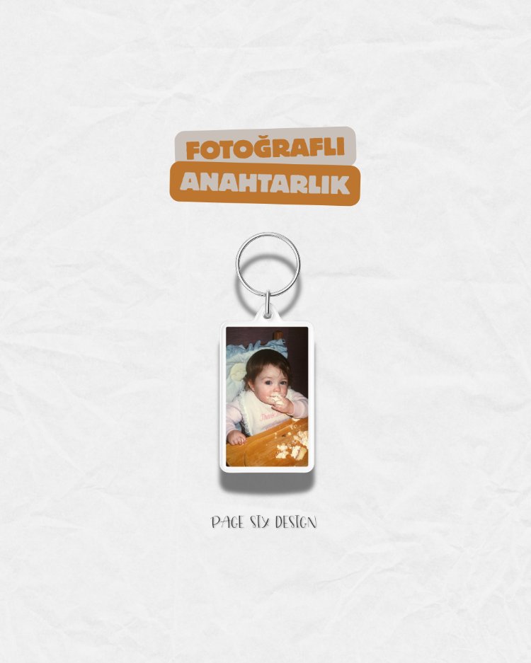 Kişiselleştirilebilir Fotoğraflı Anahtarlık
