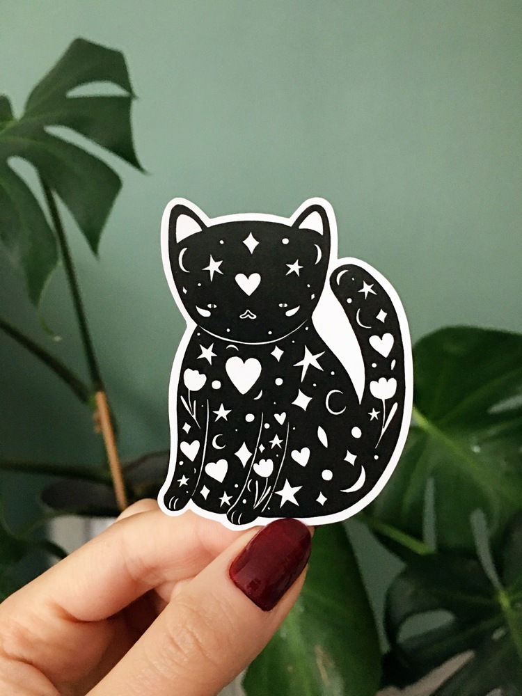 Cosmic Cat Sticker