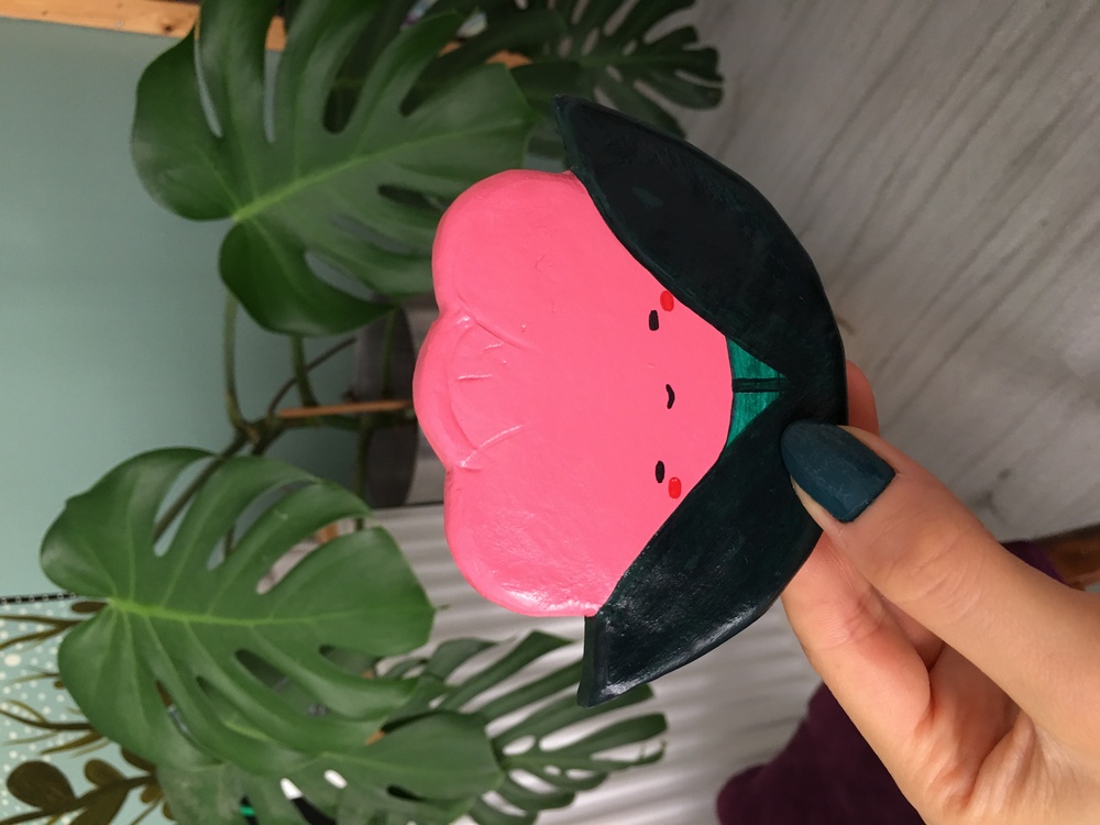 Pink Tulip Bardak Altlığı