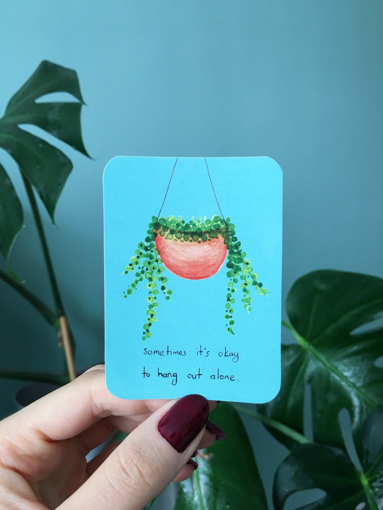 It's Okay Art Print Sticker