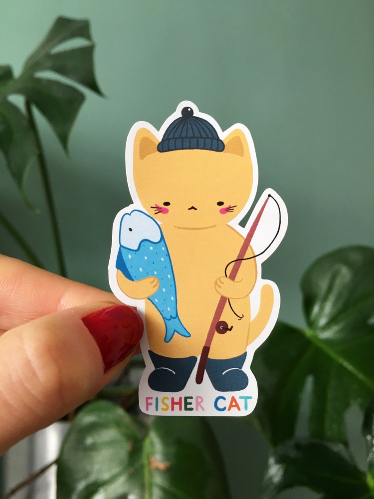 Fisher Cat Sticker