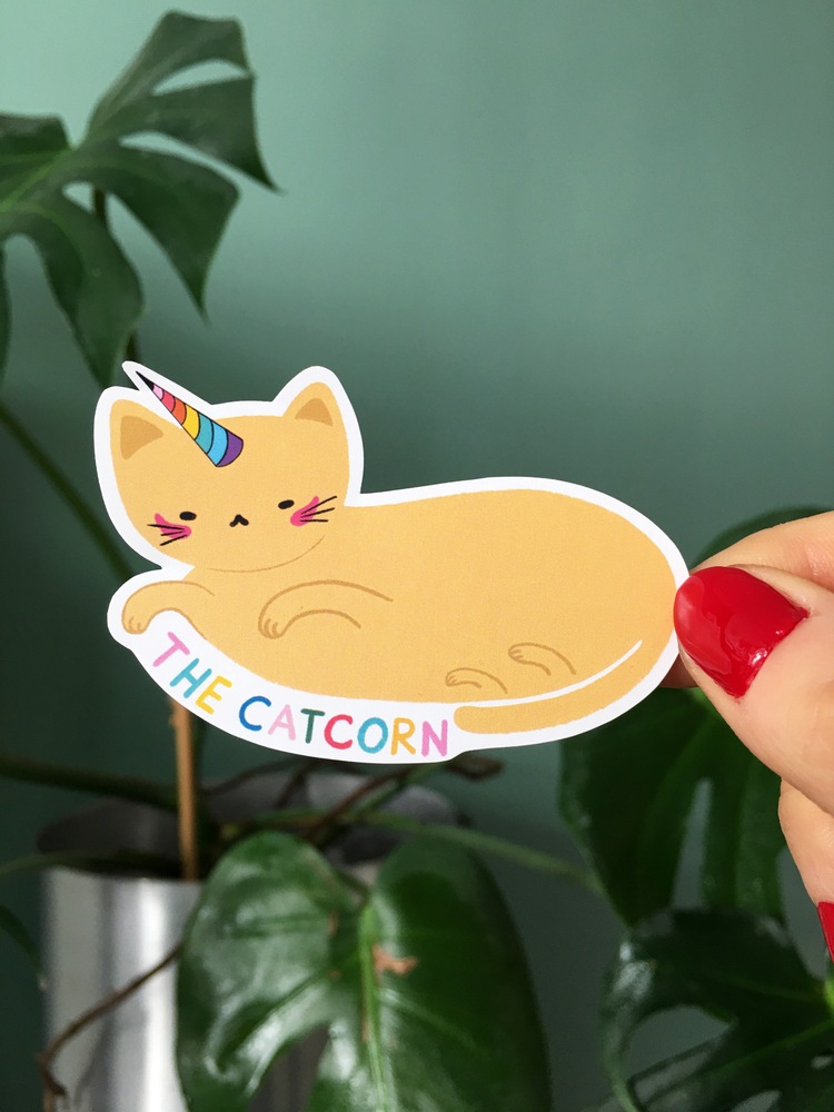 The Catcorn Sticker