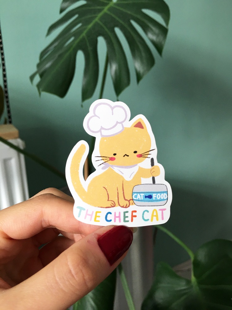 The Chef Cat Sticker