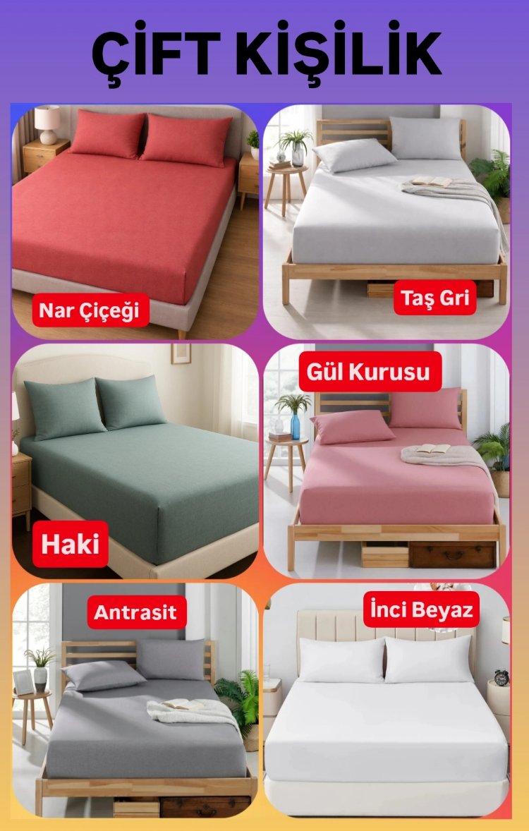 5 Adet ( BATTAL BOY ) ÇARŞAF TAKIMI 