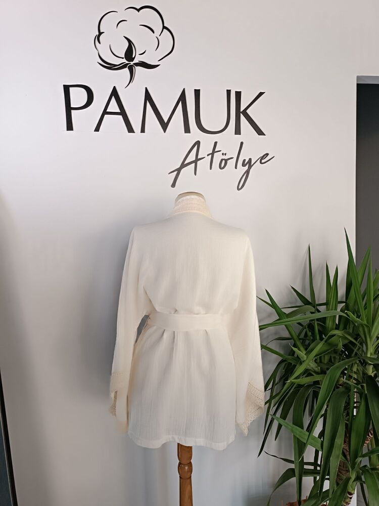 organik pamuk Müslin kimono