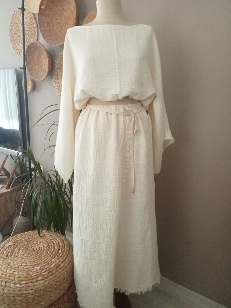 muslin bluz etek takım Vera