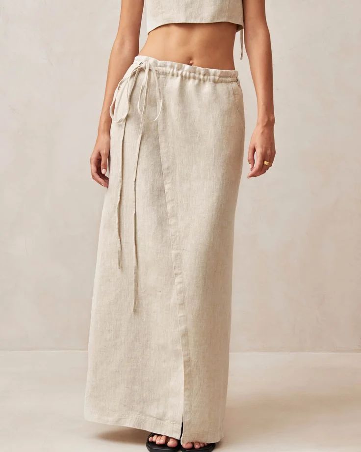 wrap linen etek