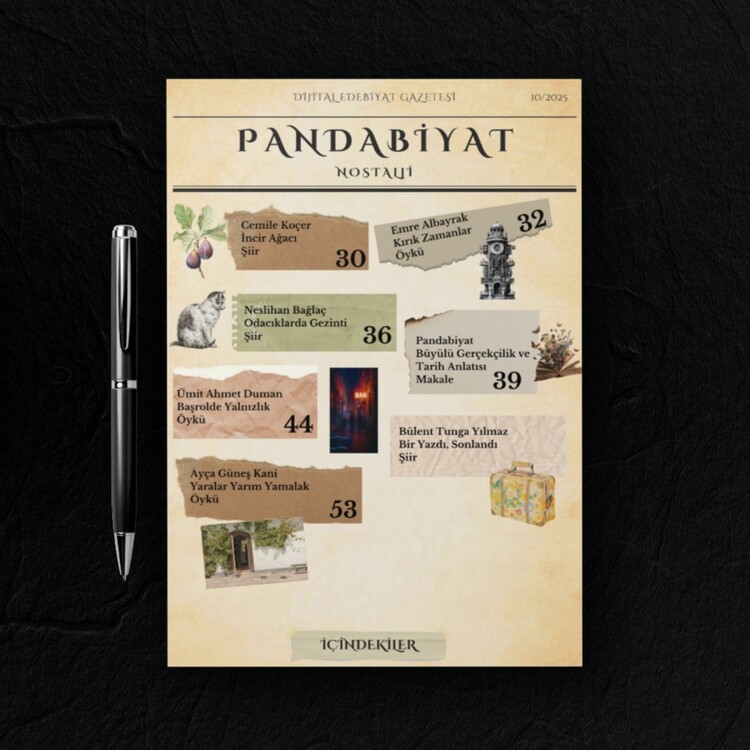 Pandabiyat Nostalji Aylık Dijital Edebiyat Gazetesi–Sayı 10