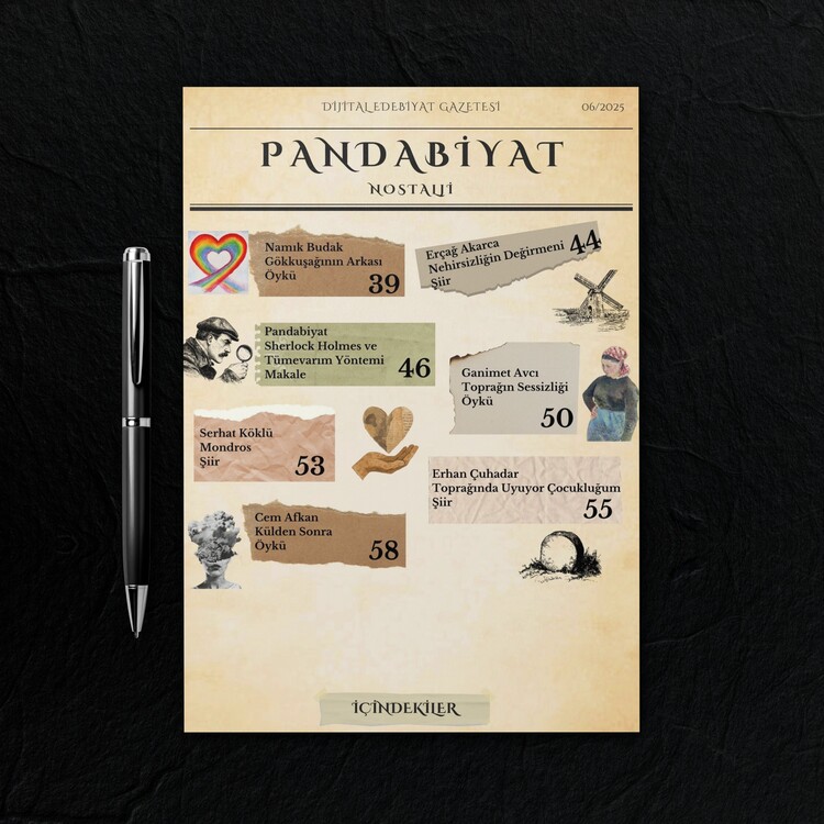Pandabiyat Nostalji Aylık Dijital Edebiyat Gazetesi – Sayı 06