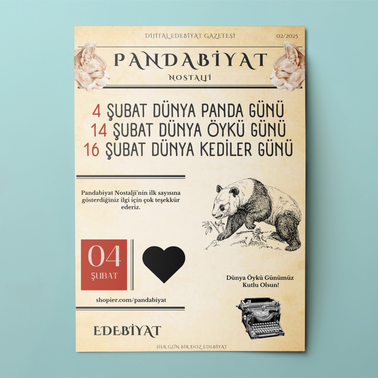 Pandabiyat Nostalji Aylık Dijital Edebiyat Gazetesi – Sayı 02