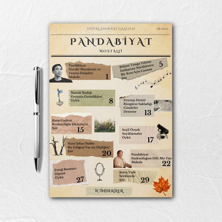 Pandabiyat Nostalji Aylık Dijital Edebiyat Gazetesi – Sayı 08