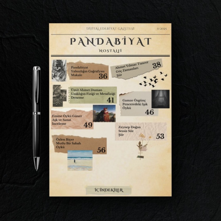 Pandabiyat Nostalji Aylık Dijital Edebiyat Gazetesi–Sayı 11