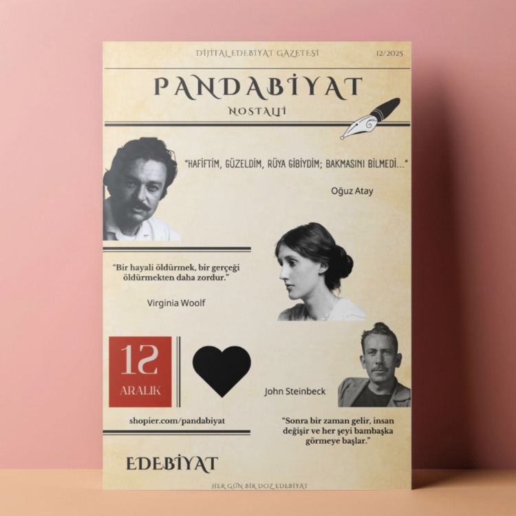 Pandabiyat Nostalji Aylık Dijital Edebiyat Gazetesi–Sayı 12