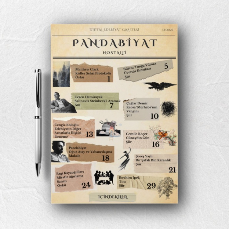 Pandabiyat Nostalji Aylık Dijital Edebiyat Gazetesi–Sayı 12