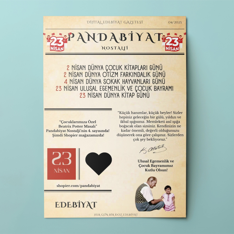 Pandabiyat Nostalji Aylık Dijital Edebiyat Gazetesi – Sayı 04