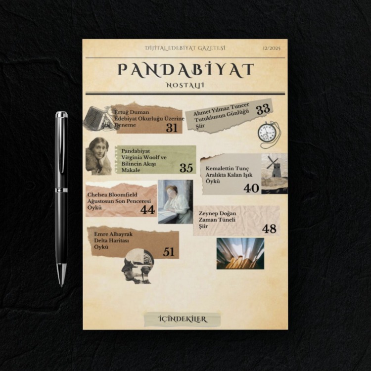 Pandabiyat Nostalji Aylık Dijital Edebiyat Gazetesi–Sayı 12