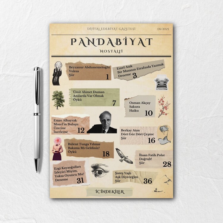 Pandabiyat Nostalji Aylık Dijital Edebiyat Gazetesi – Sayı 06