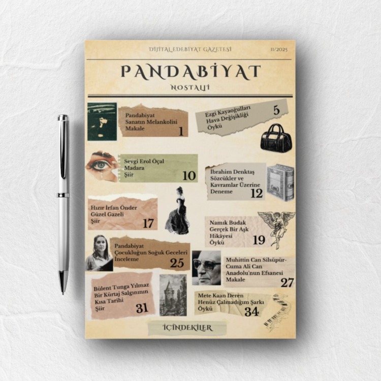 Pandabiyat Nostalji Aylık Dijital Edebiyat Gazetesi–Sayı 11
