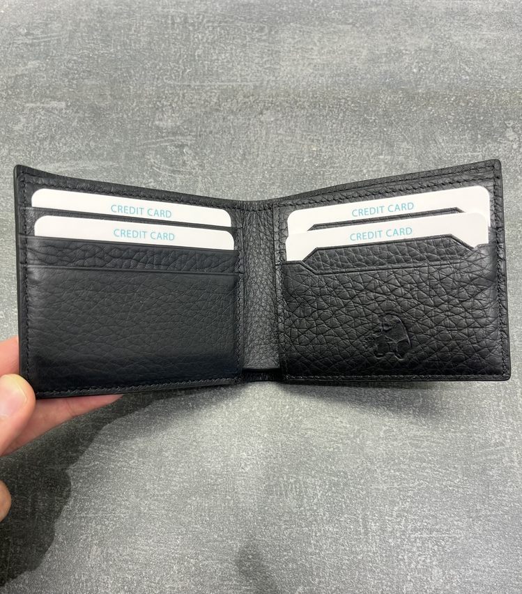 Panda Signature Deri Cüzdan – Fiber