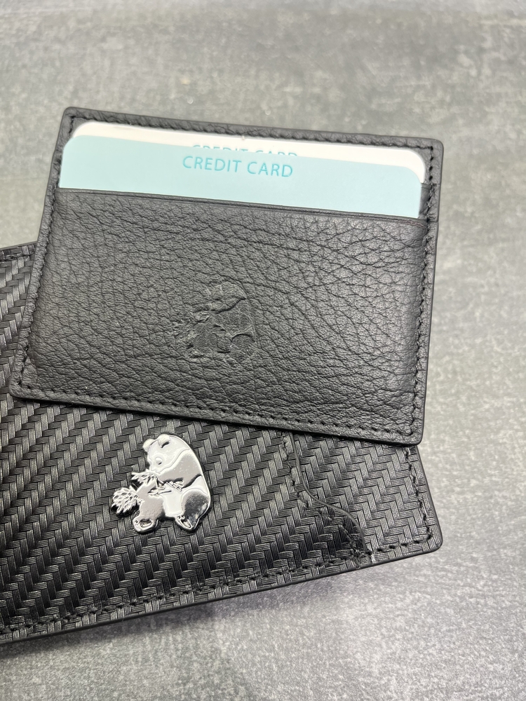 Panda Signature Deri Cüzdan – Fiber