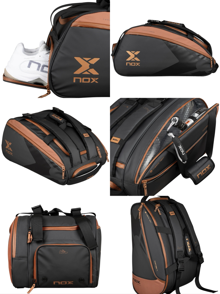 Nox Luxury Open Series black/brown Padel Rack