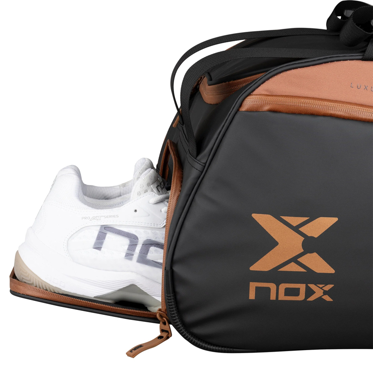 Nox Luxury Open Series black/brown Padel Rack