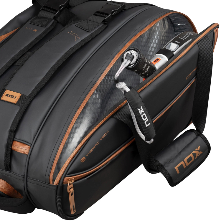 Nox Luxury Open Series black/brown Padel Rack