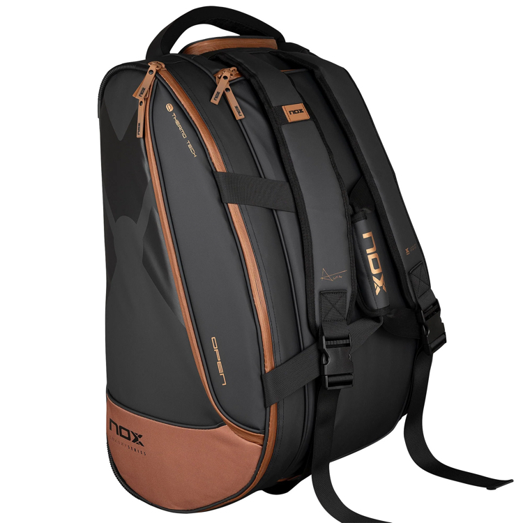 Nox Luxury Open Series black/brown Padel Rack