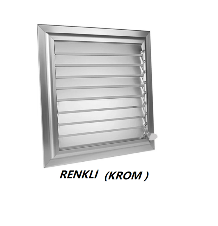 80x80 Alüminyum Hareketli Sineklikli Menfez