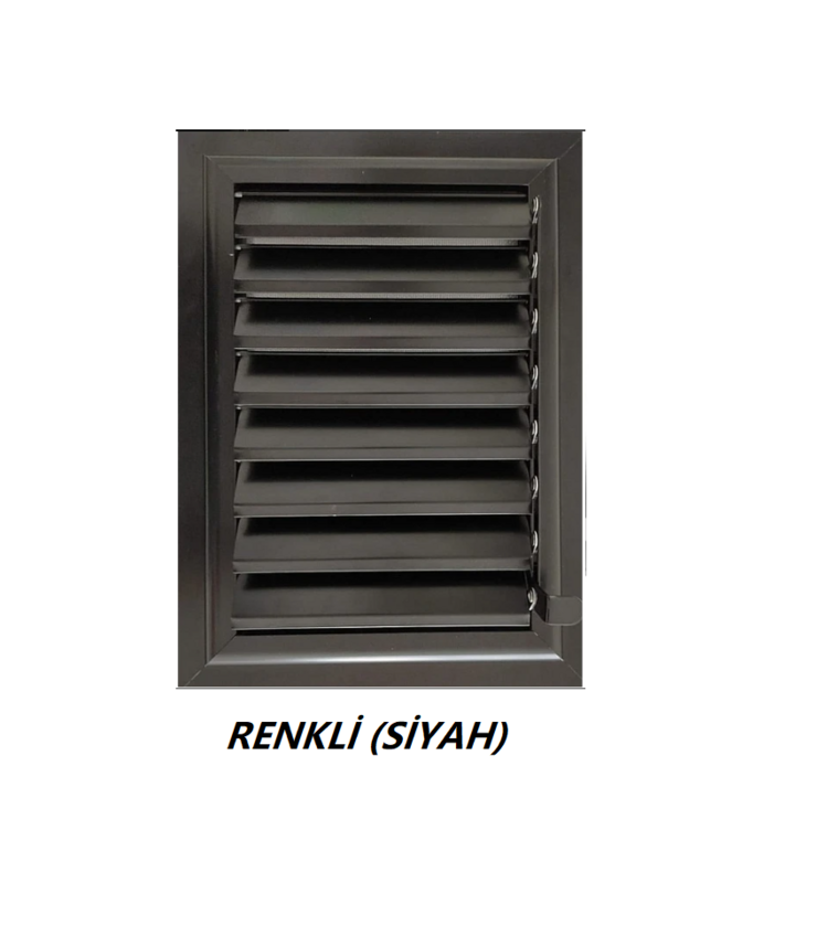 50x50 Alüminyum Hareketli Sineklikli Menfez