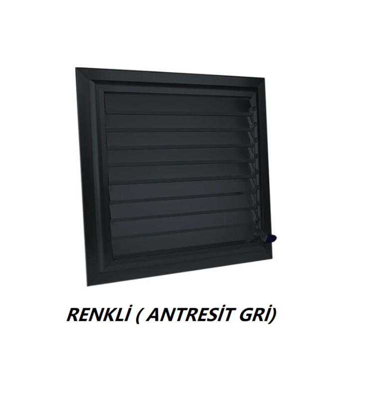 50x50 Alüminyum Hareketli Sineklikli Menfez