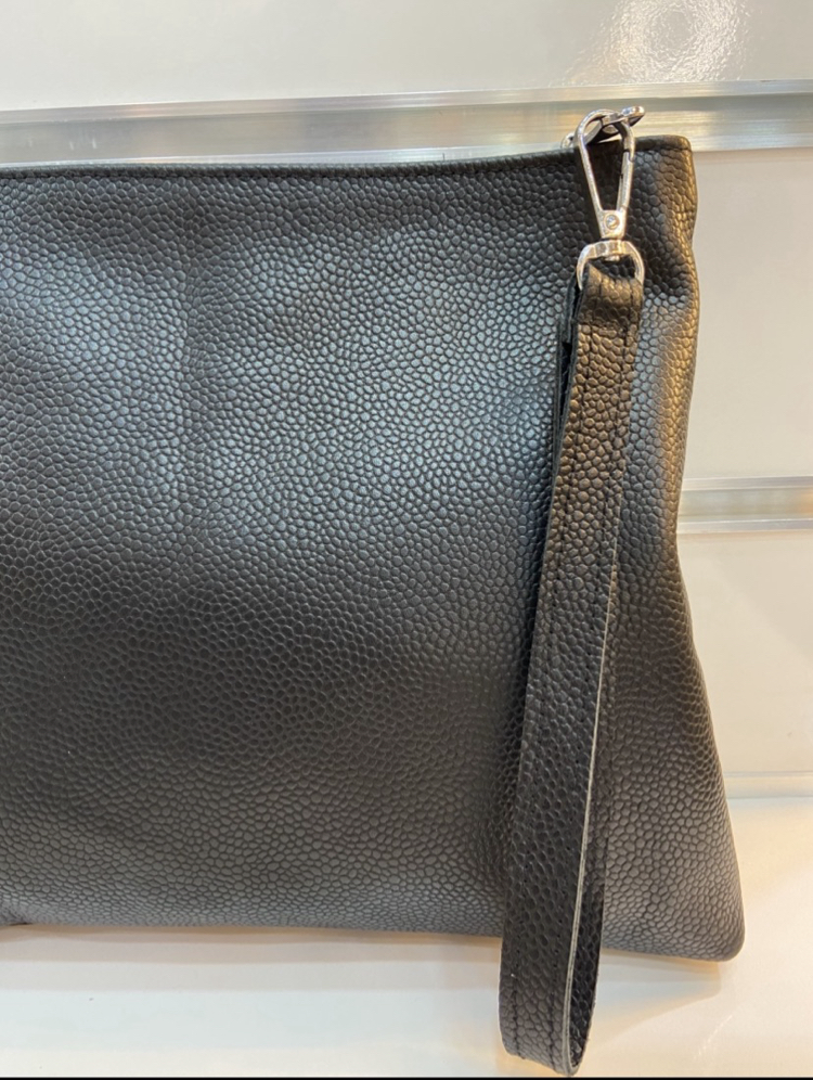 CLUTCH ( El Çanta ) Siyah JUMBO Baskı
