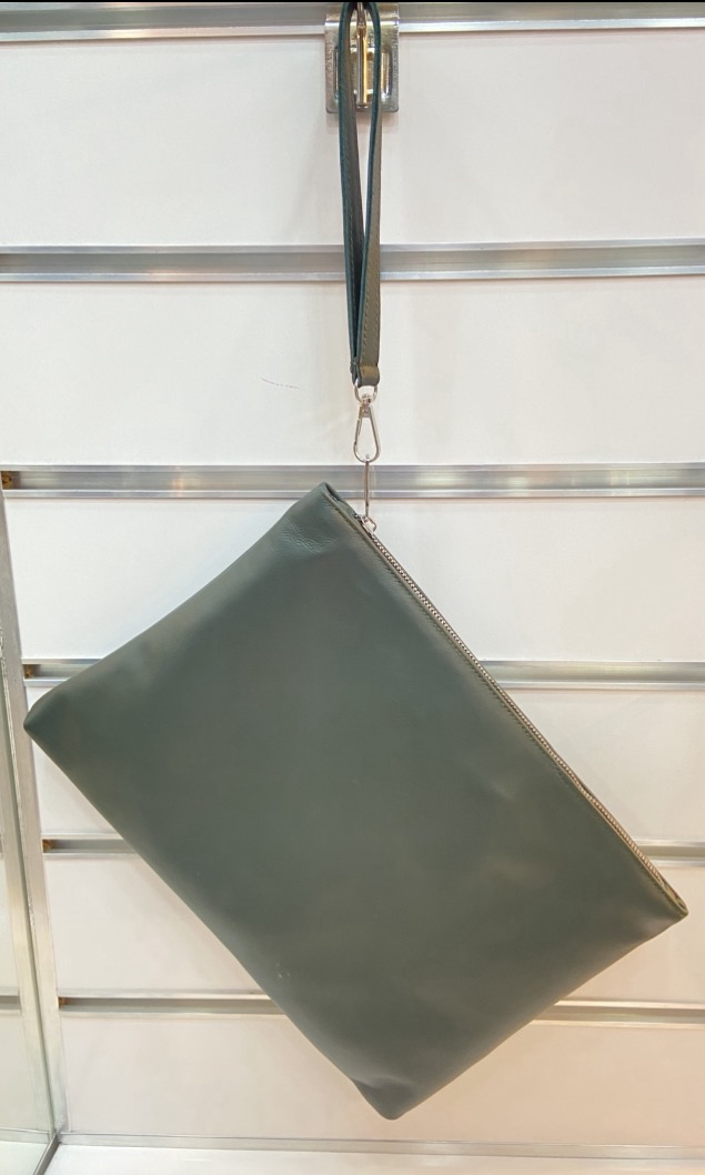 CLUTCH ( El Çanta ) Asker Yeşili