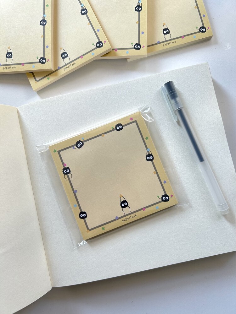 yellow soot sprites kare notepad