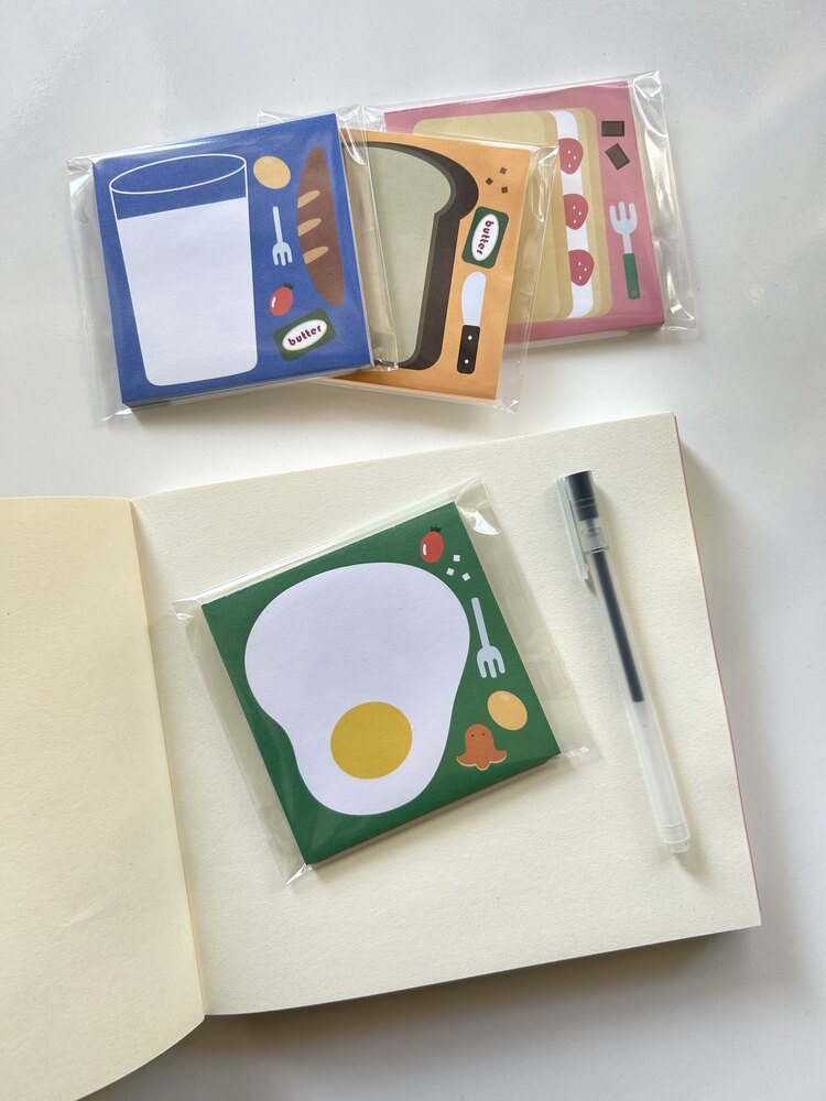 fried egg kare notepad