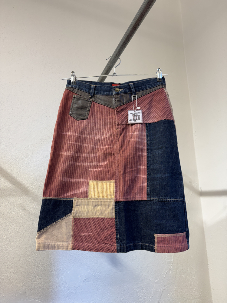 Pink Velvet Skirt