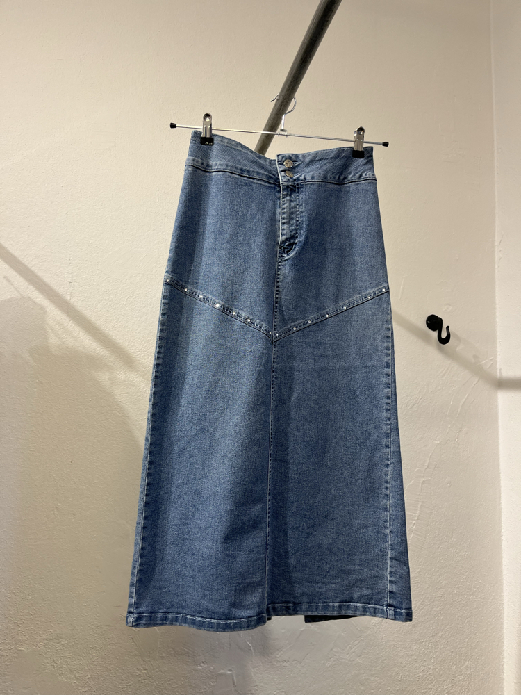 Maxi jean skirt