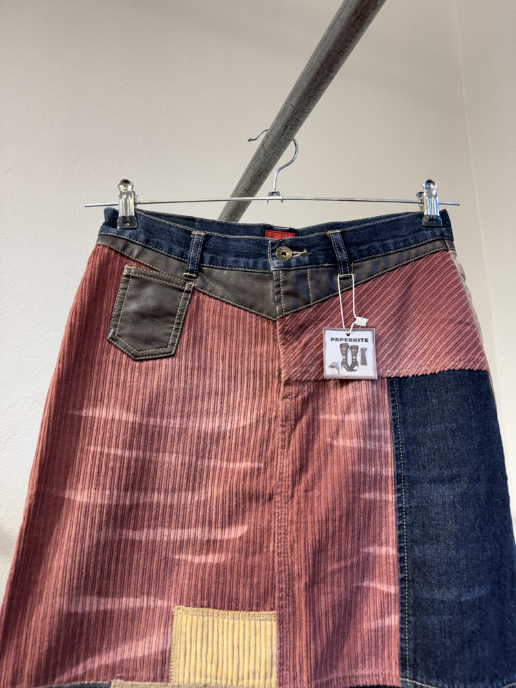 Pink Velvet Skirt