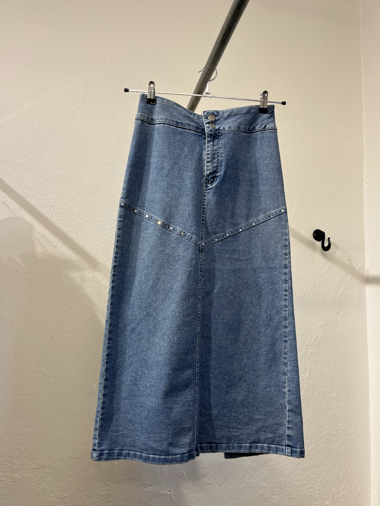 Maxi jean skirt