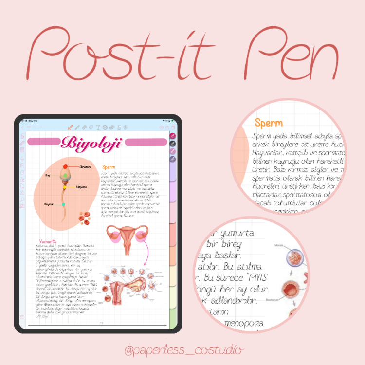 Post-it Pen Yazı Tipi