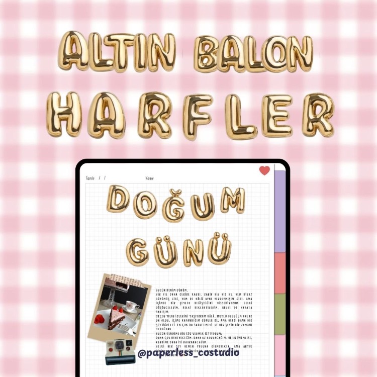 Altın Balon Harfler