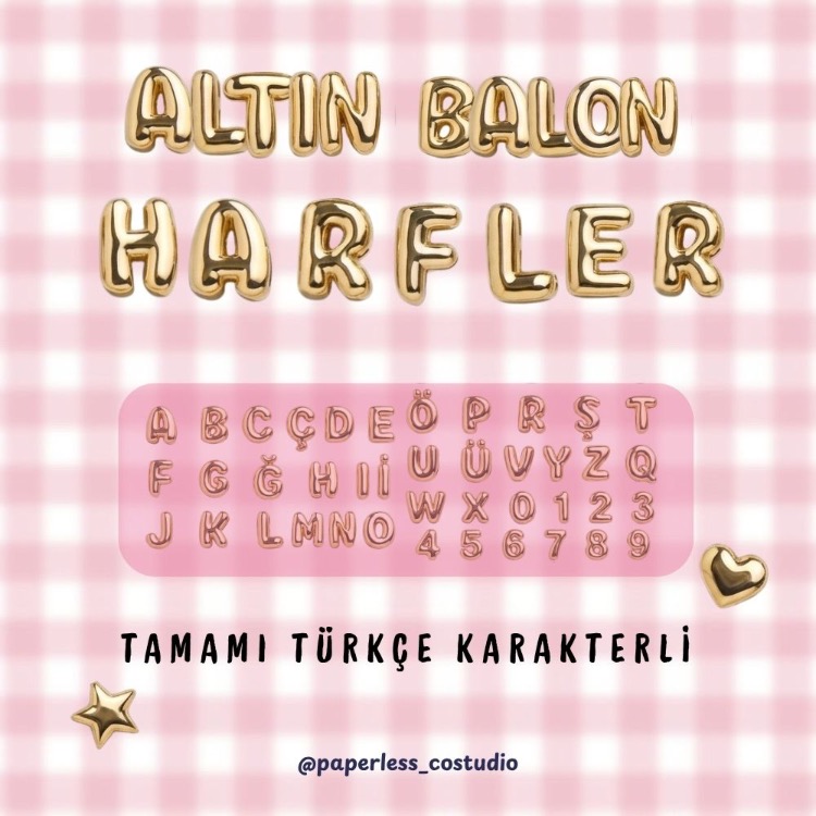Altın Balon Harfler