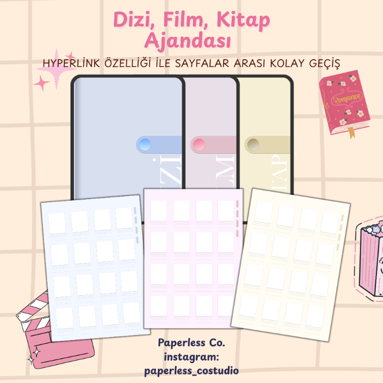 Dizi, Film, Kitap Ajandaları