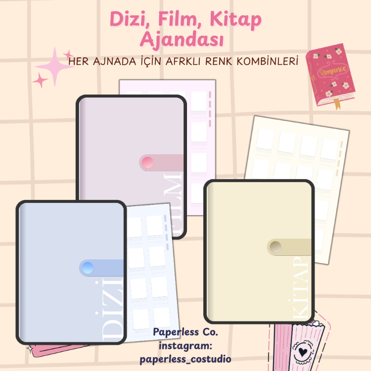 Dizi, Film, Kitap Ajandaları