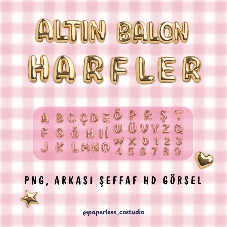 Altın Balon Harfler