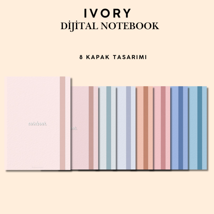 Ivory 8 Bölmeli Notebook