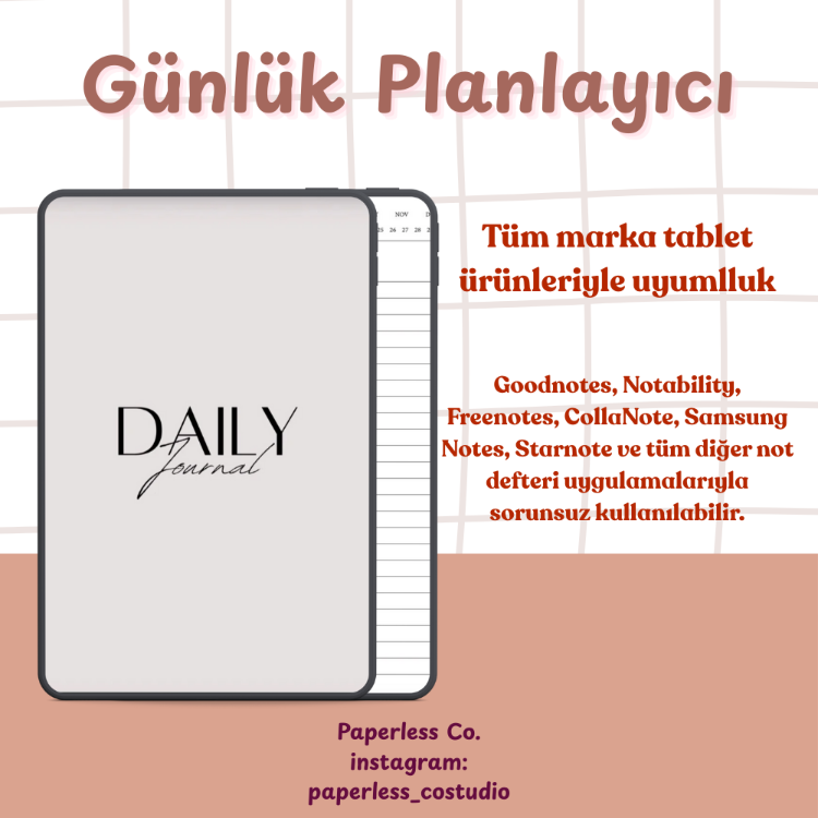 Daily Journal ( dijital Ürün )