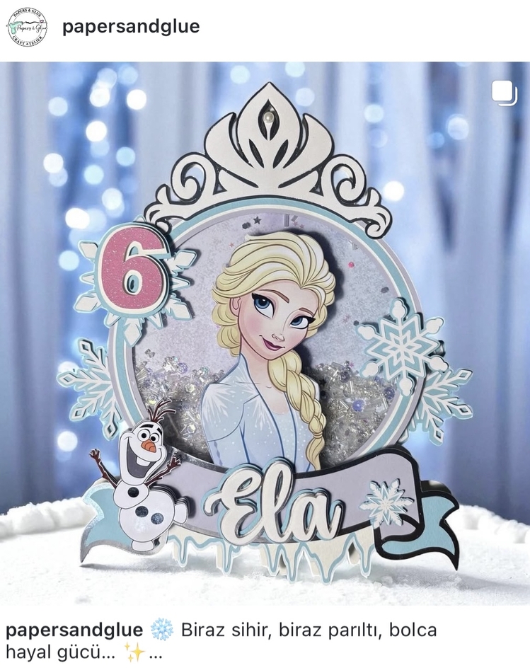 Elsa Caketopper